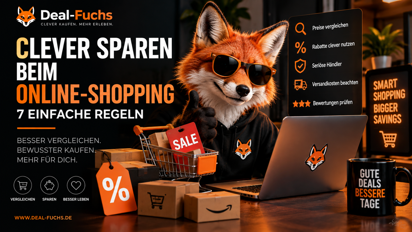 CLEVER SPAREN BEIM ONLINE-SHOPPING: 7 EINFACHE REGELN